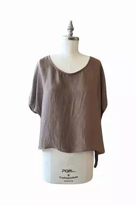 Cropped Truffle Shimmer T-Shirt