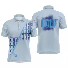 CTS250522 - Polo de Golf Bleu pour Fan De Golf - Polo de Sport Homme Femme - Golfeur, Golfeuse