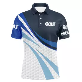 Custom Golf Polo - Comfortable and Stylish, Unique Golf Swing Pattern - Perfect for Golfers - CT12072314