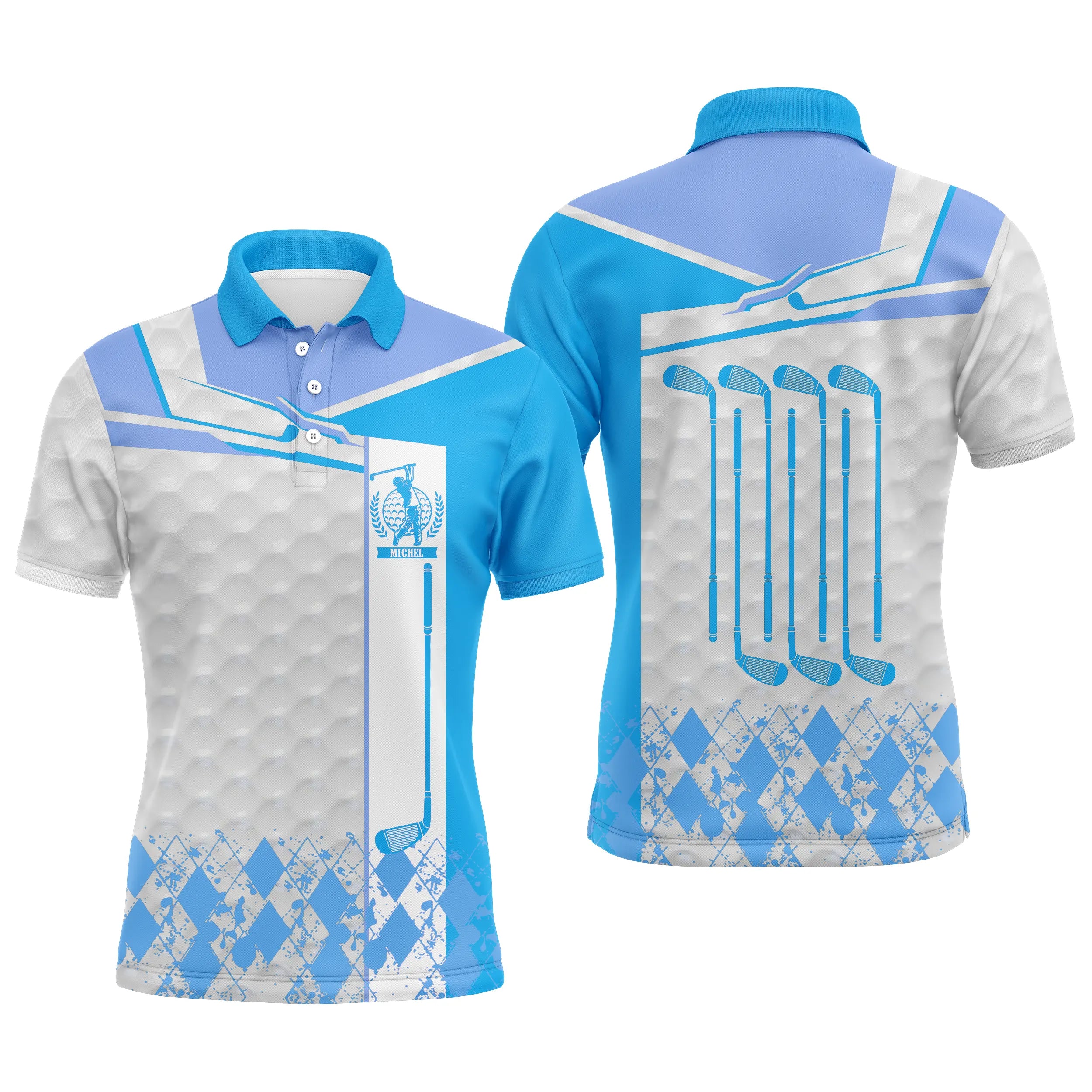 Custom Golf Polo, Unique Gift for Golfer, Quick-Drying Golf Club Polo - CTS17052213