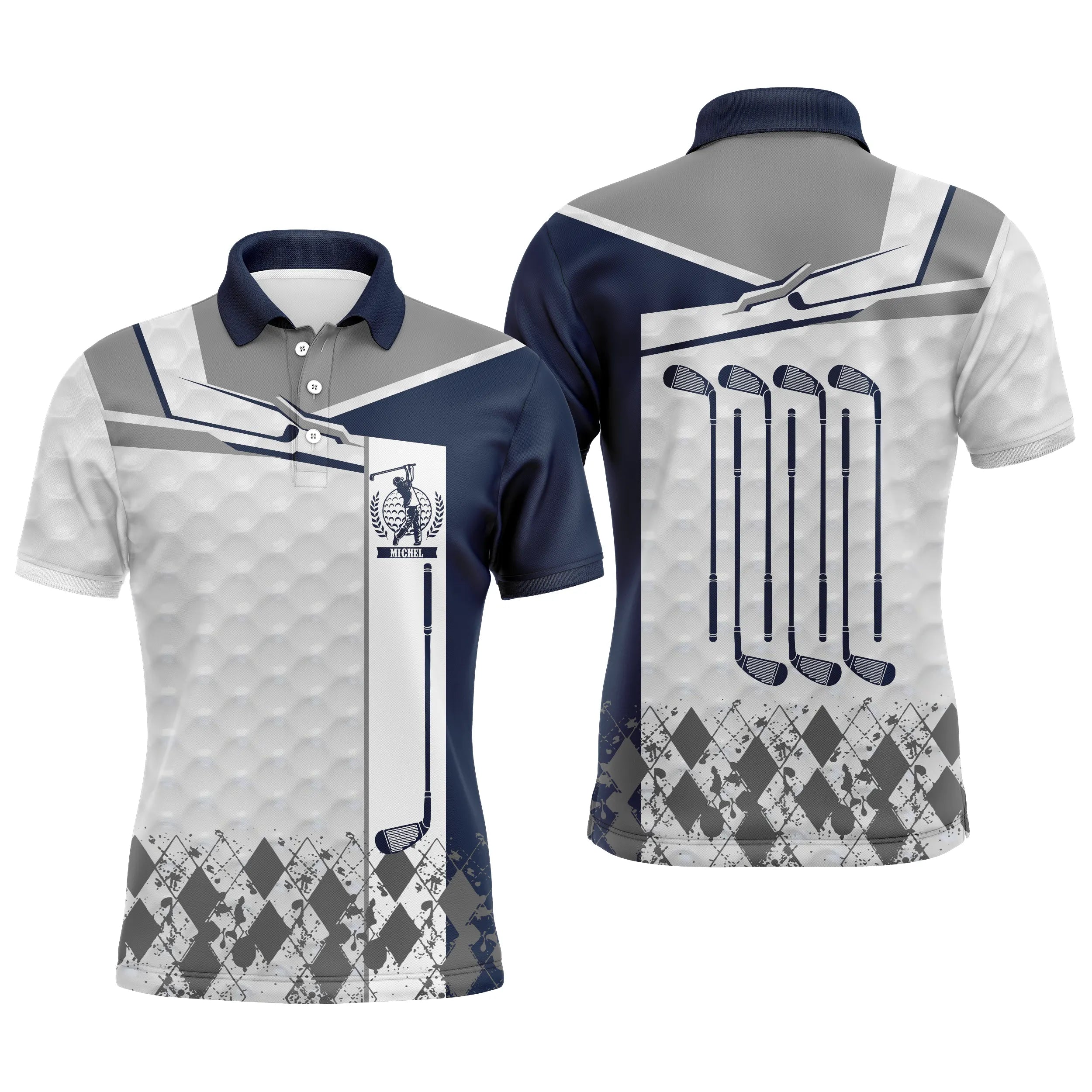 Custom Golf Polo, Unique Gift for Golfer, Quick-Drying Golf Club Polo - CTS17052213