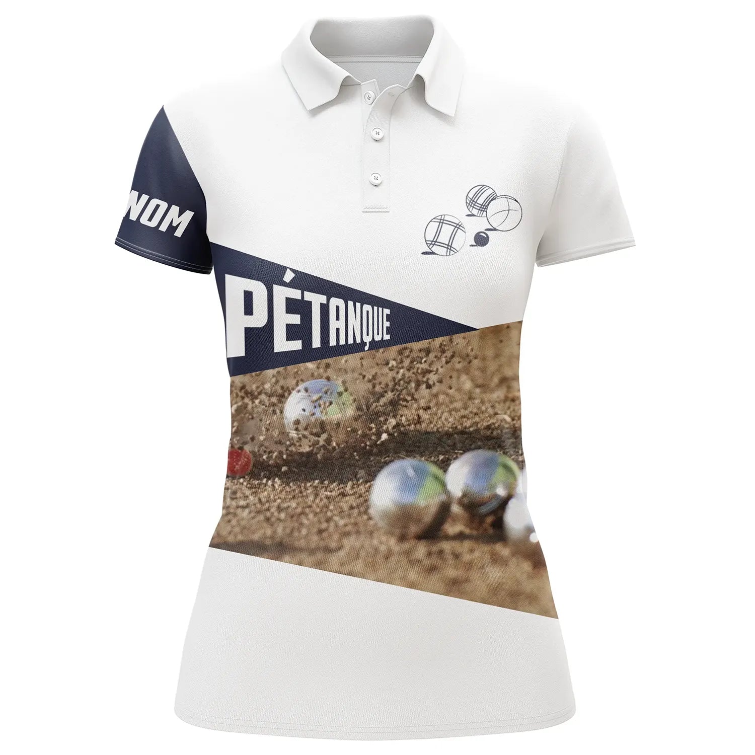 Custom Petanque Polo - Perfect Gift for Bouliste - Unique Clothing for Pointer/Shooter/Midfielder - CT13072340