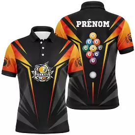 Custom Professional Billiard Polo Shirt, Billiard Fan Gift Idea, 9-Ball Game - CT29062325