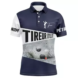 Customized Elite Shooter Pétanque Polo - Perfect Gift for Boule Enthusiasts - Unique Clothing for Pétanque Lovers - CT13072339