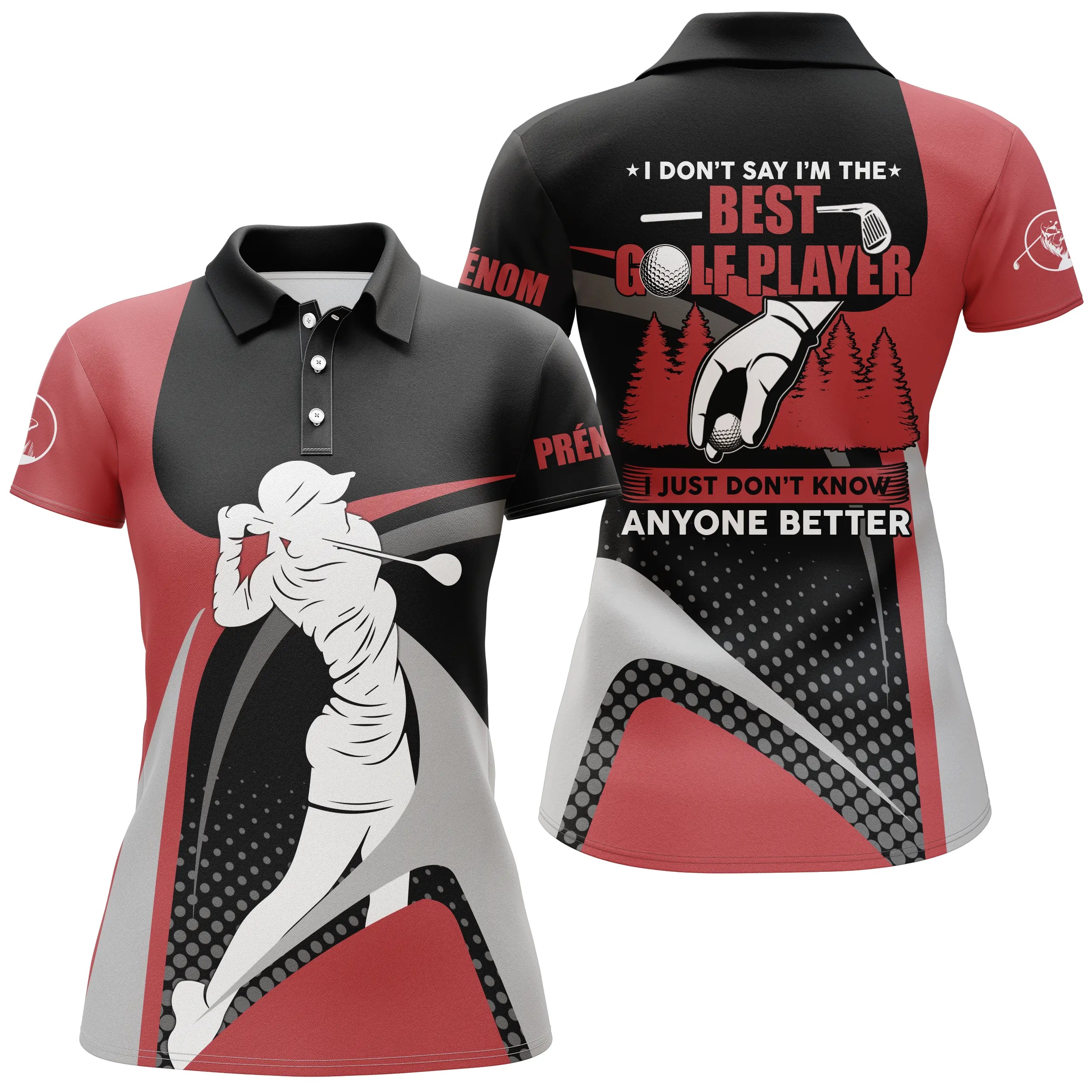 Customized Funny Polo Golf Shirt - Best Person Ever - CT04072312