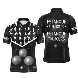 Customized Humor Boule Player Gift, Polo Pétanque - CT02122227