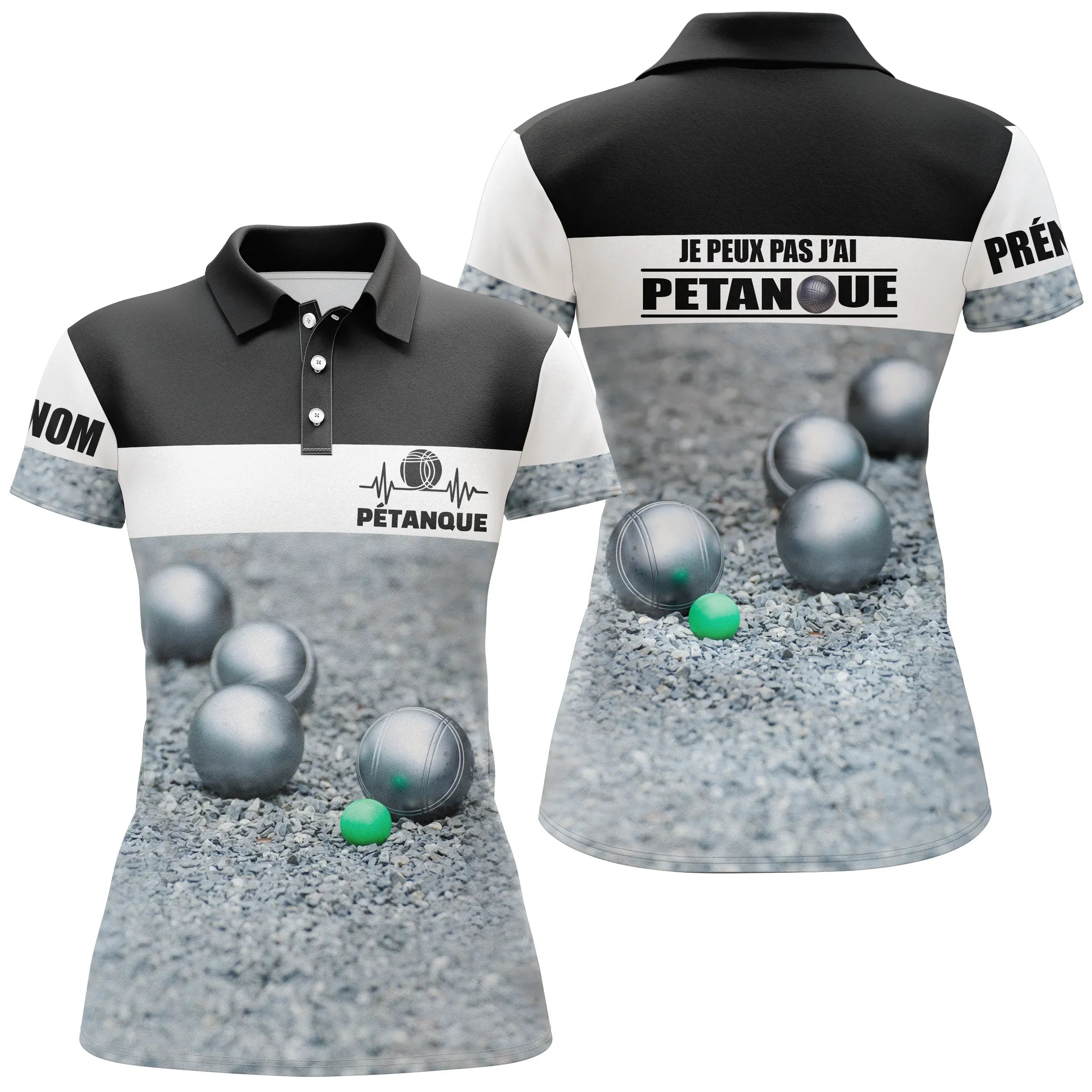 Customized Petanque Polo, Boulistic Humor Gift, Can't Play Petanque - CT12122223