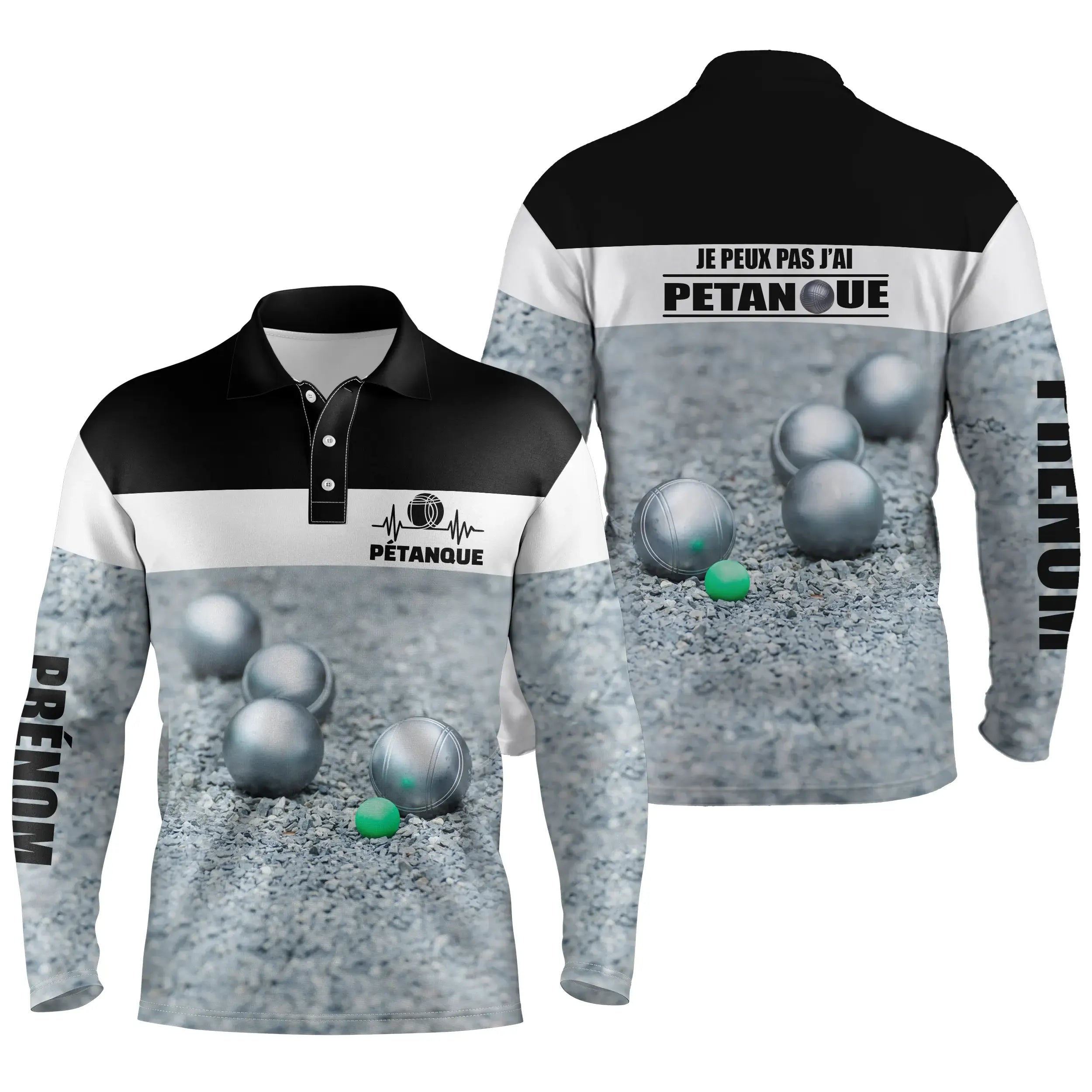 Customized Petanque Polo, Boulistic Humor Gift, Can't Play Petanque - CT12122223