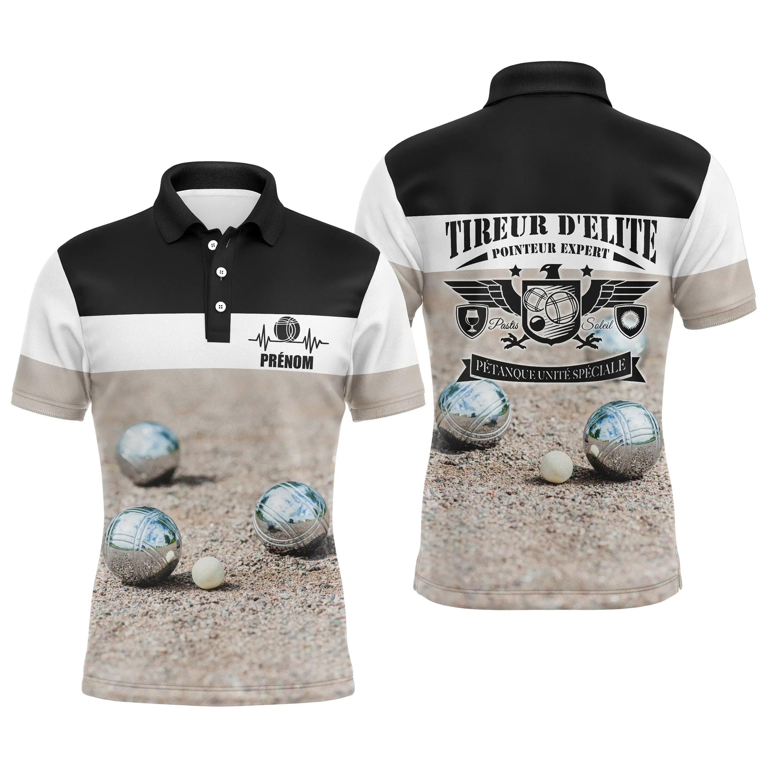 Customized Petanque Polo, Ideal Bouliste Gift, Elite Shooter, Expert Pointer, Petanque Special Unit - CT13122214