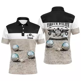 Customized Petanque Polo, Ideal Bouliste Gift, Elite Shooter, Expert Pointer, Petanque Special Unit - CT13122214