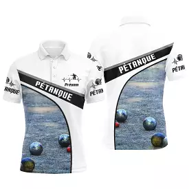 Customized Pétanque Polo - Perfect Boulist Gift - Pétanque Balls Pattern - CT08072310