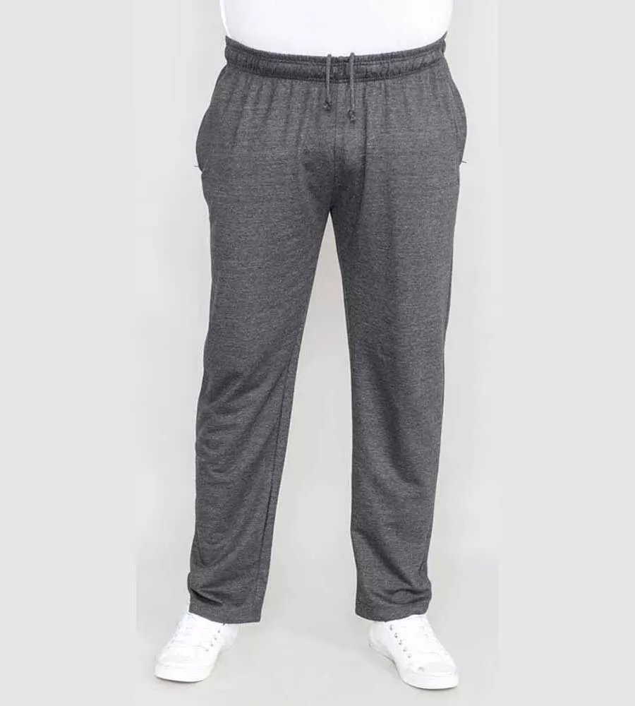 Grey Lightweight Fleece Jogging Bottom - D555 Big Mens Collection (RORY GREY)