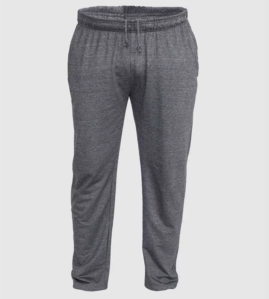 Grey Lightweight Fleece Jogging Bottom - D555 Big Mens Collection (RORY GREY)