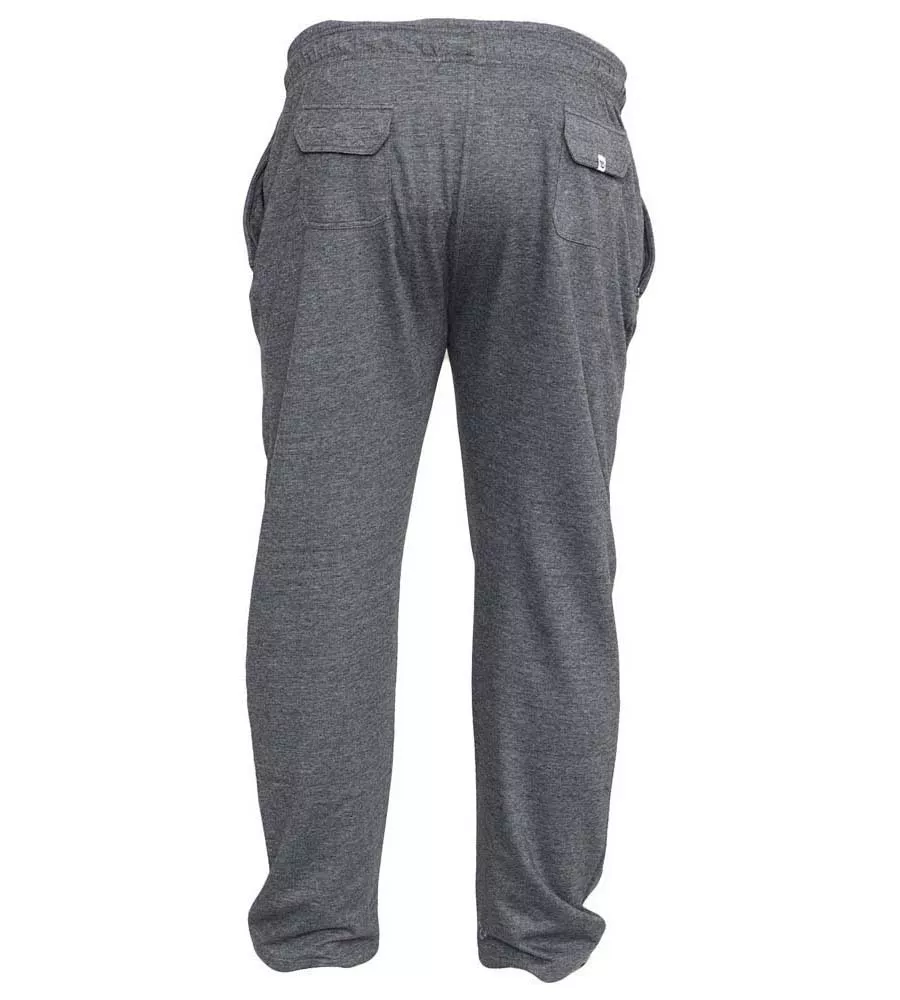 Grey Lightweight Fleece Jogging Bottom - D555 Big Mens Collection (RORY GREY)