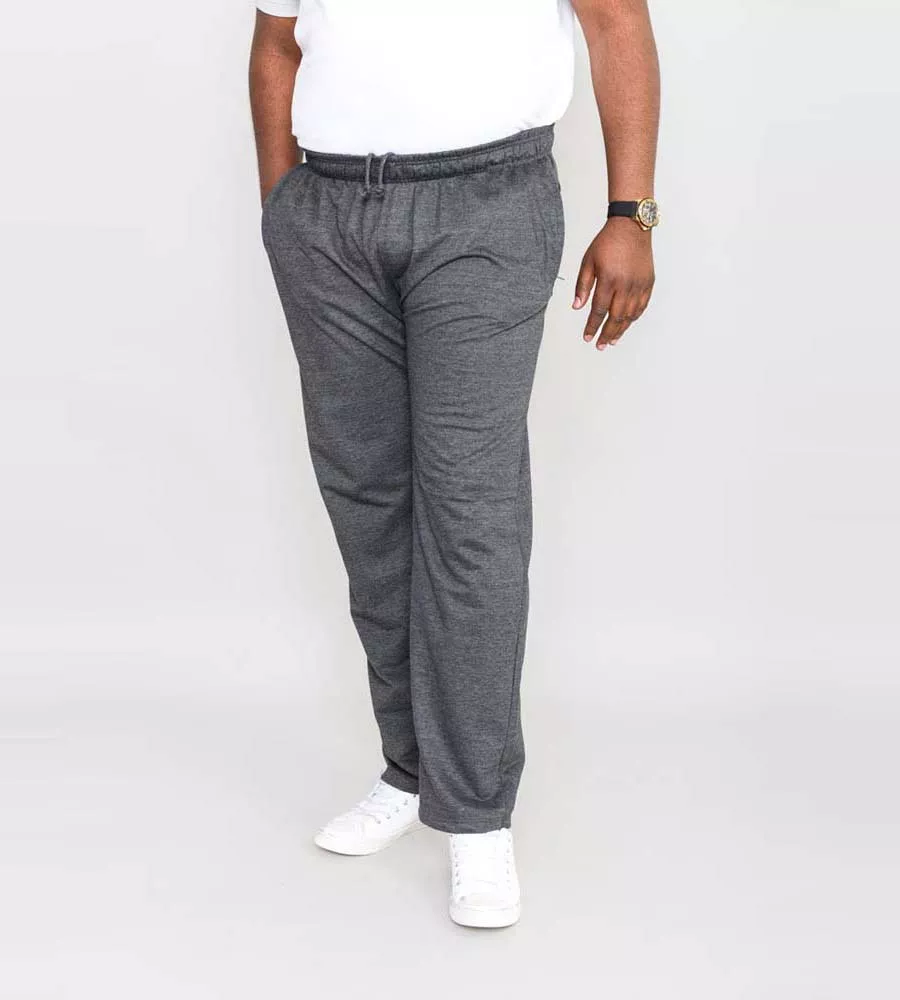 Grey Lightweight Fleece Jogging Bottom - D555 Big Mens Collection (RORY GREY)