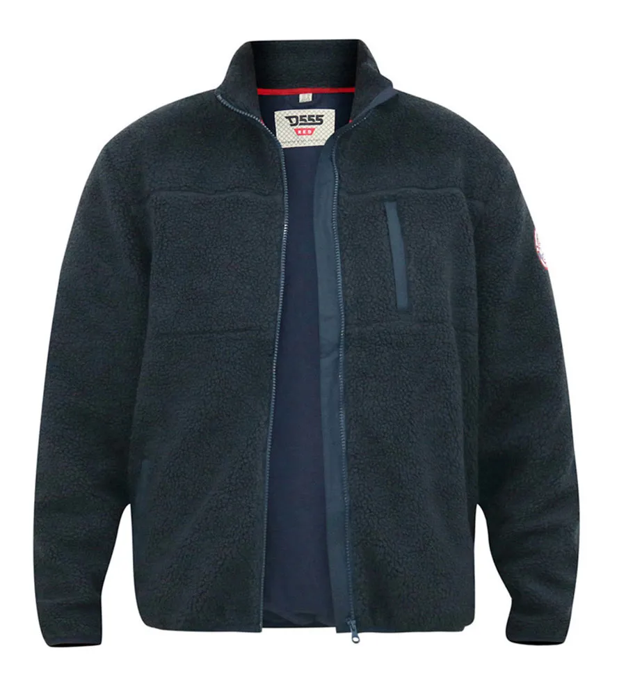 D555 Men's Sherpa Fleece Jacket Micro Fleece Lining Smith