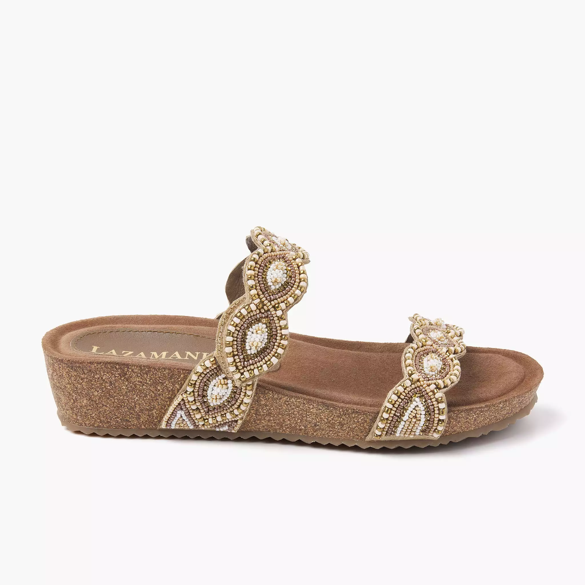 Dames Slippers Beige