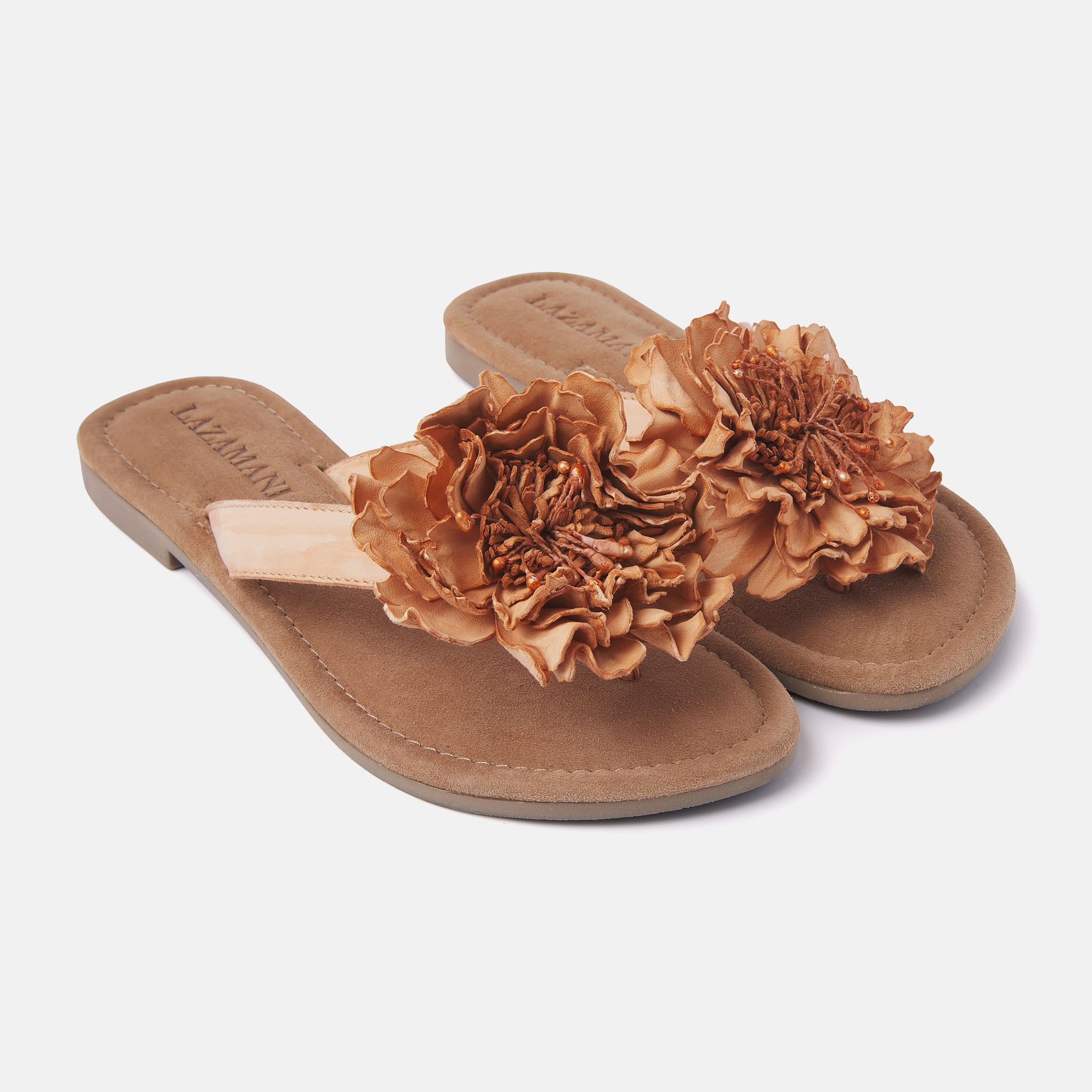 Dames Slippers - Camel