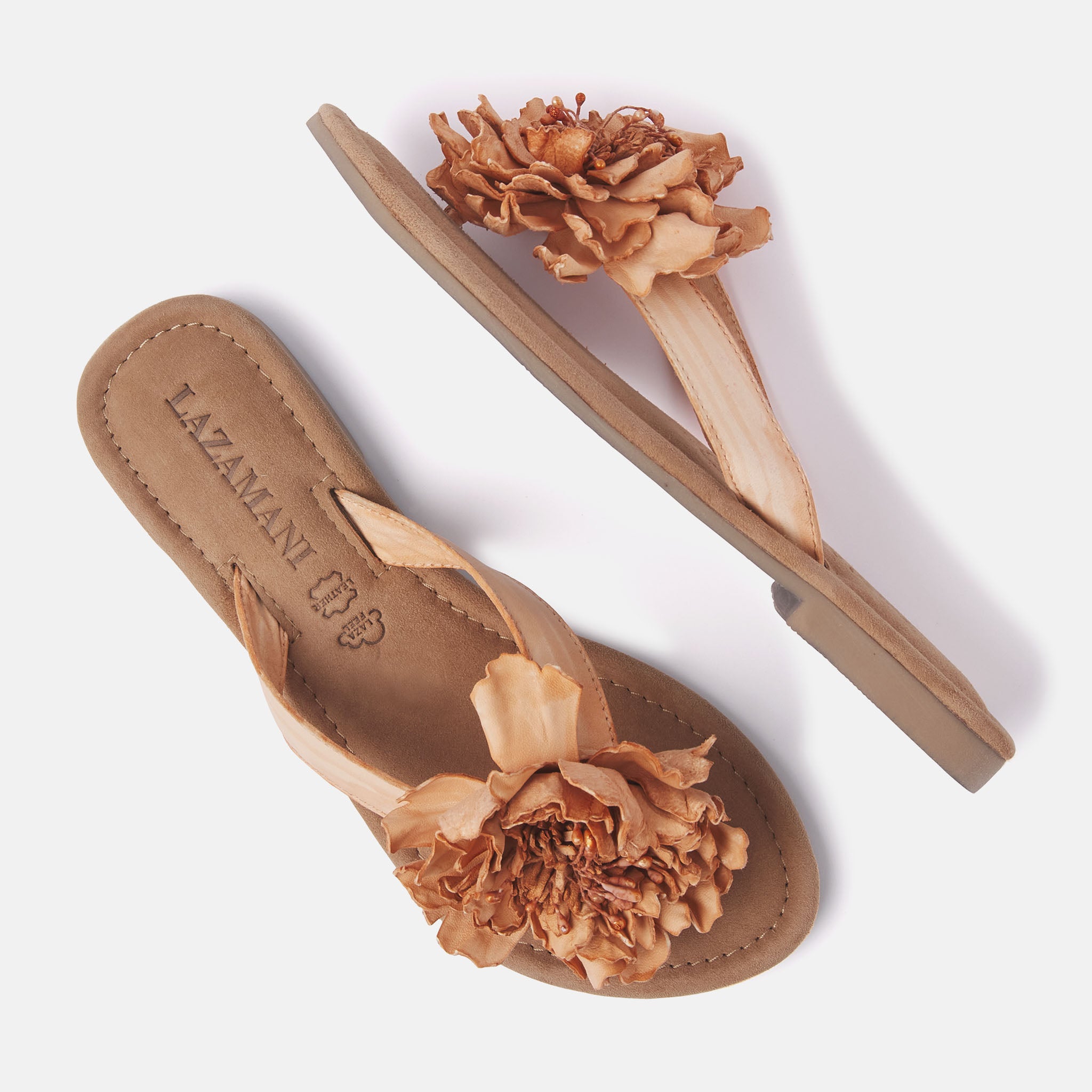 Dames Slippers - Camel