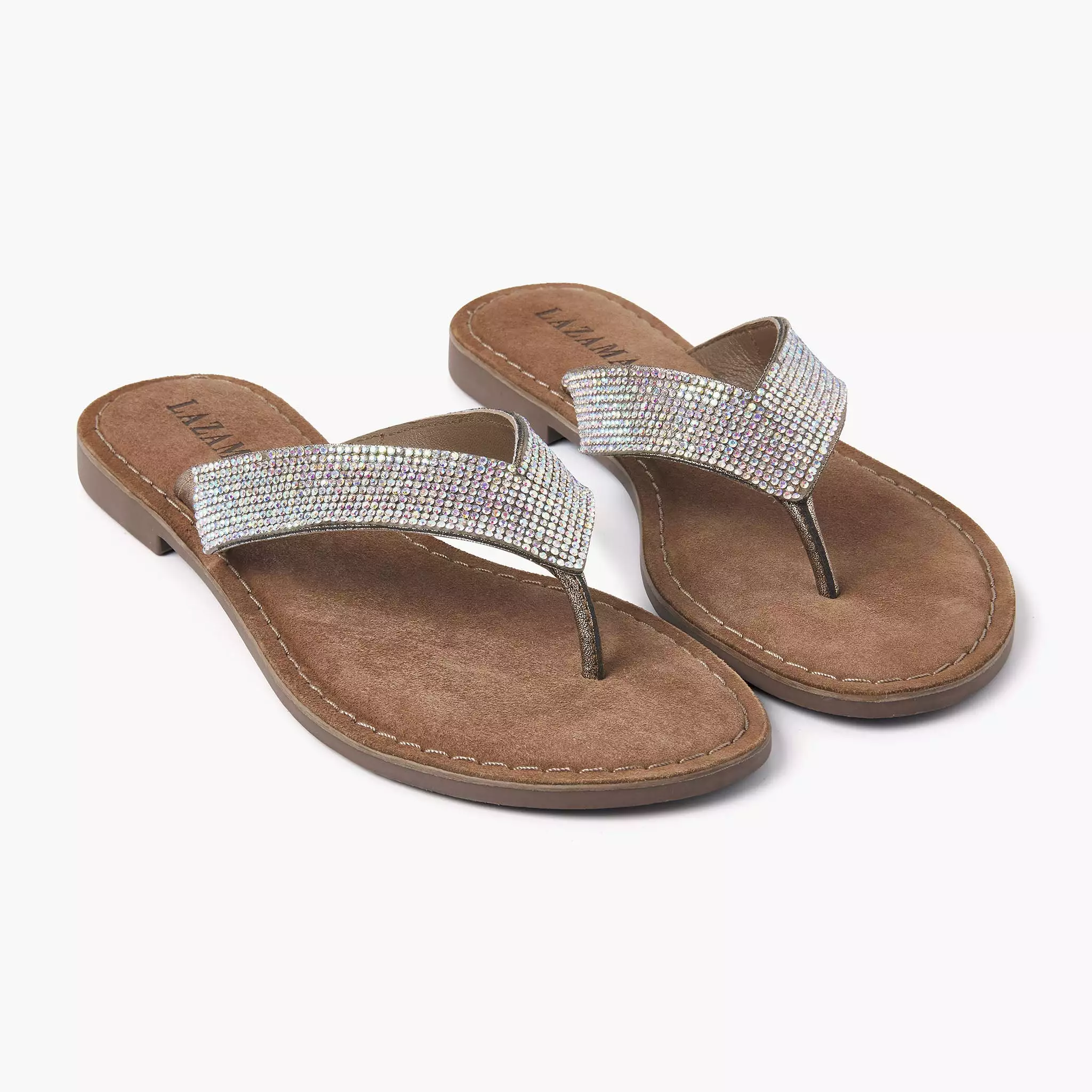 Dames Slippers - Rainbow Flip Flops, 75.803