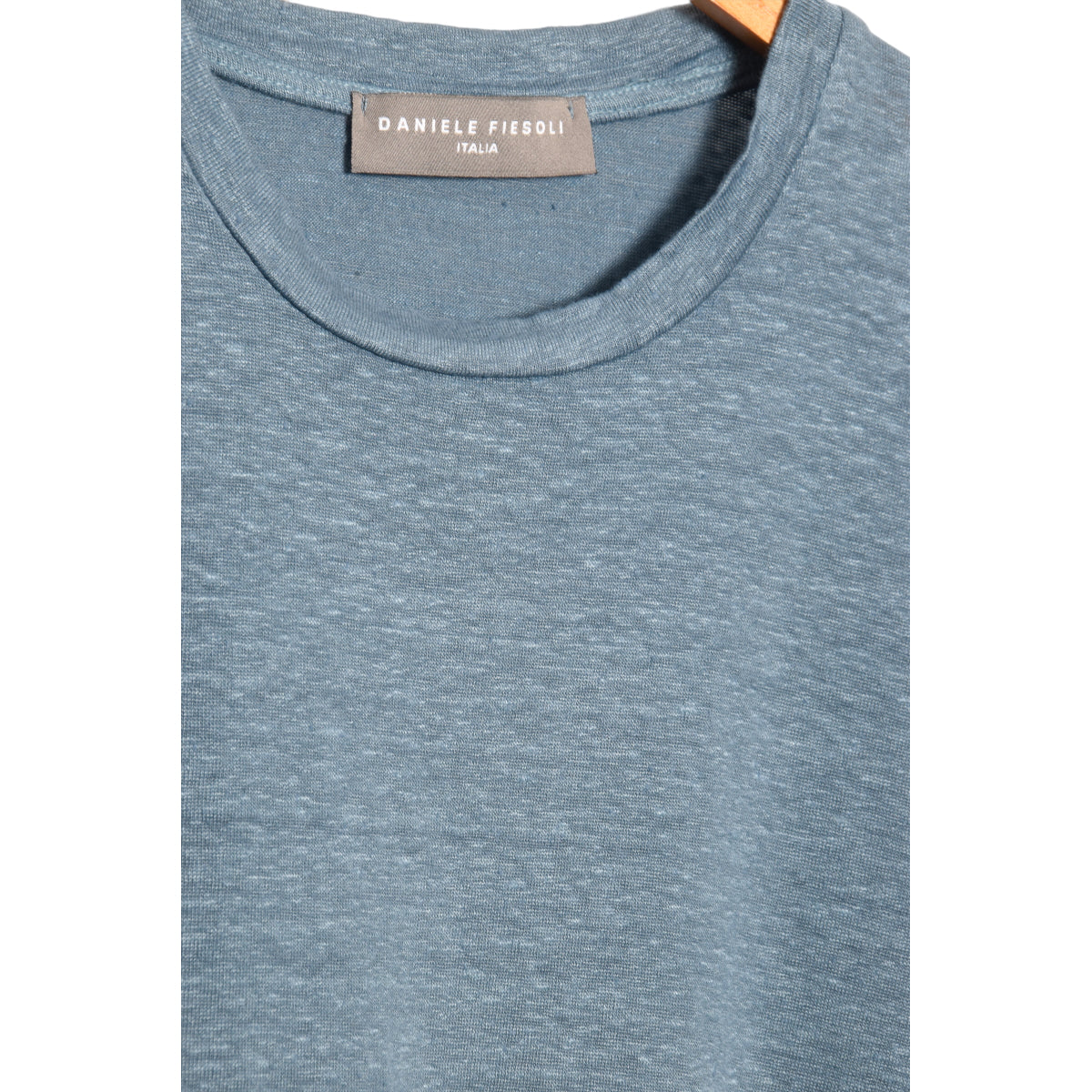 Daniele Fiesoli indigo linen tee DF 7060 373