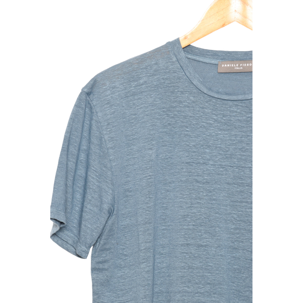 Daniele Fiesoli indigo linen tee DF 7060 373