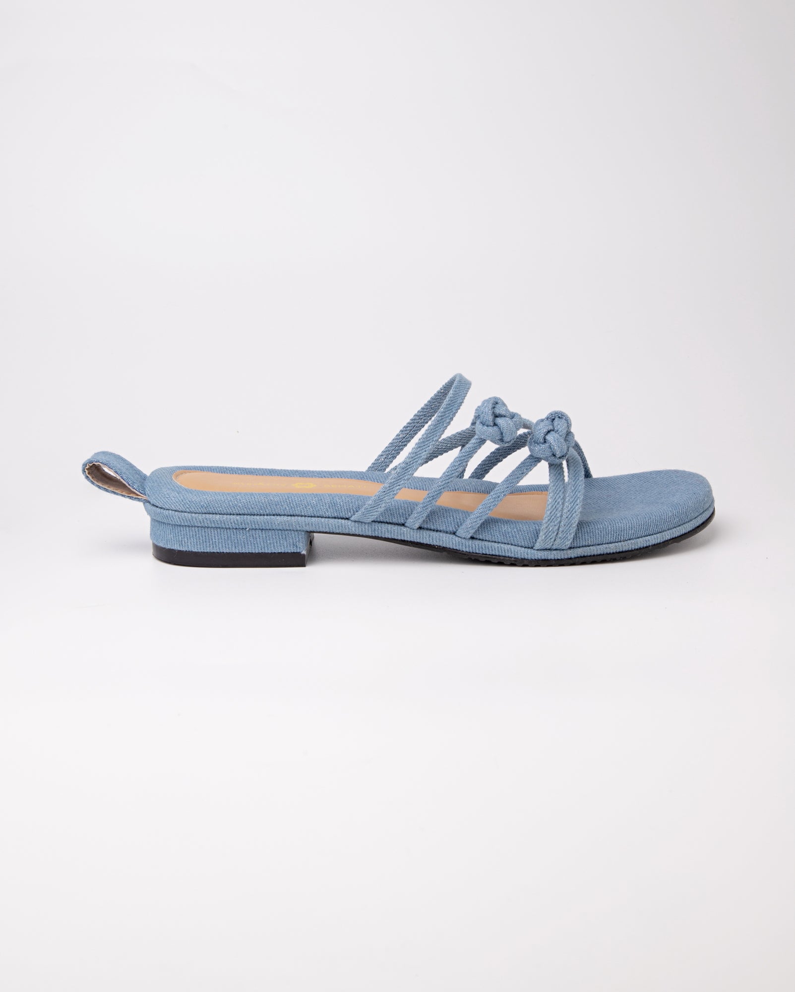 Double Chinese Knot Sandals (Light Denim)