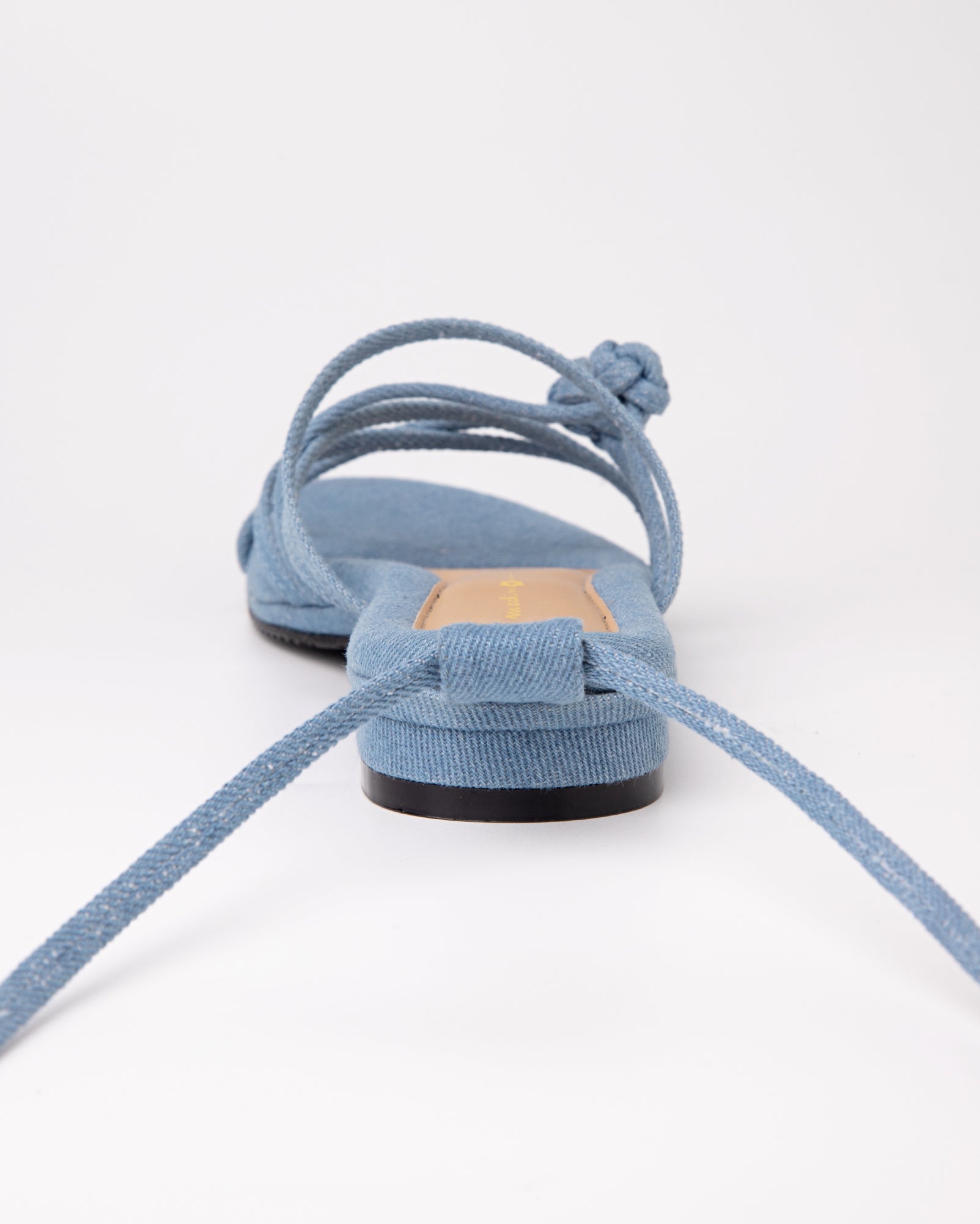 Double Chinese Knot Sandals (Light Denim)