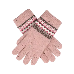 Fairisle Knit Gloves by Dents