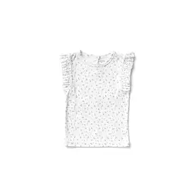 Fleur Print Sorbet Frill Tee