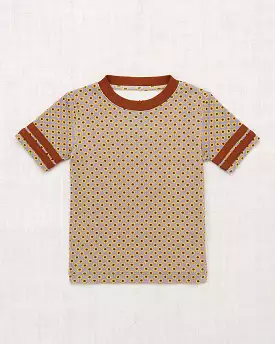 Flower Dot Pewter Rec Tee