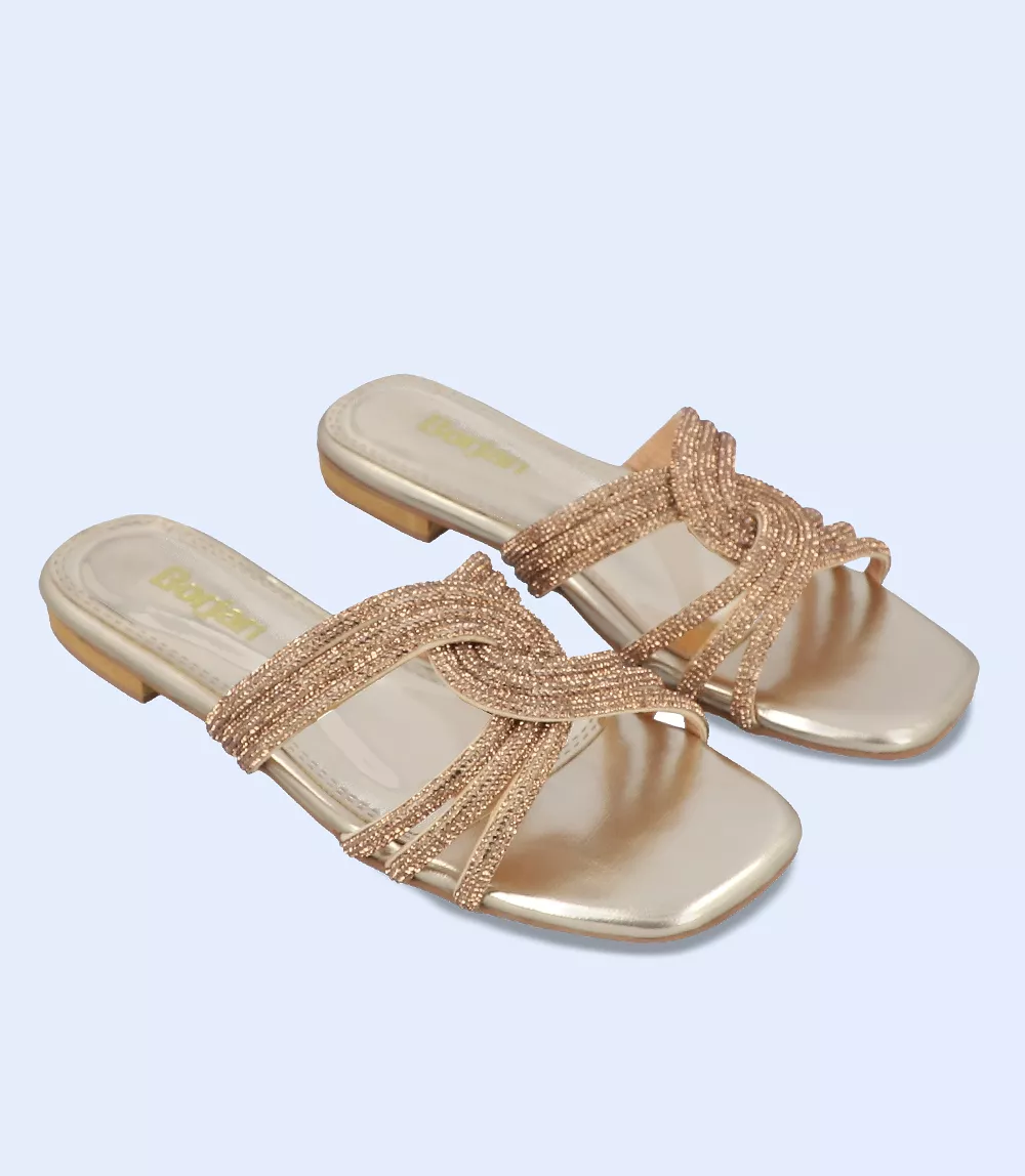 Formal Slipper for Women - BW8752 GOLDEN