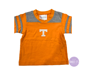 Game Day Tennessee Heather Gray Orange Logo Tee - Buy Online Now