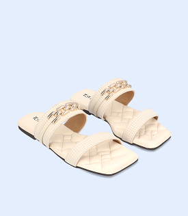 Girls Slipper - KG0032 in White