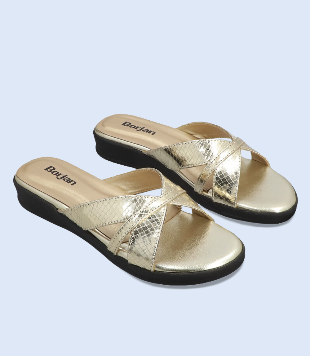 Golden Slip-On for Women - BW9196: Enhance Your Casual Style