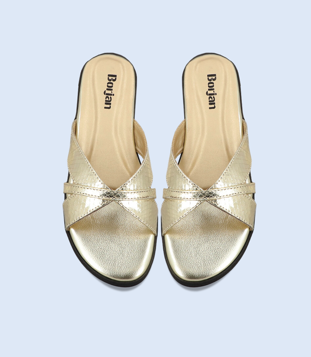 Golden Slip-On for Women - BW9196: Enhance Your Casual Style