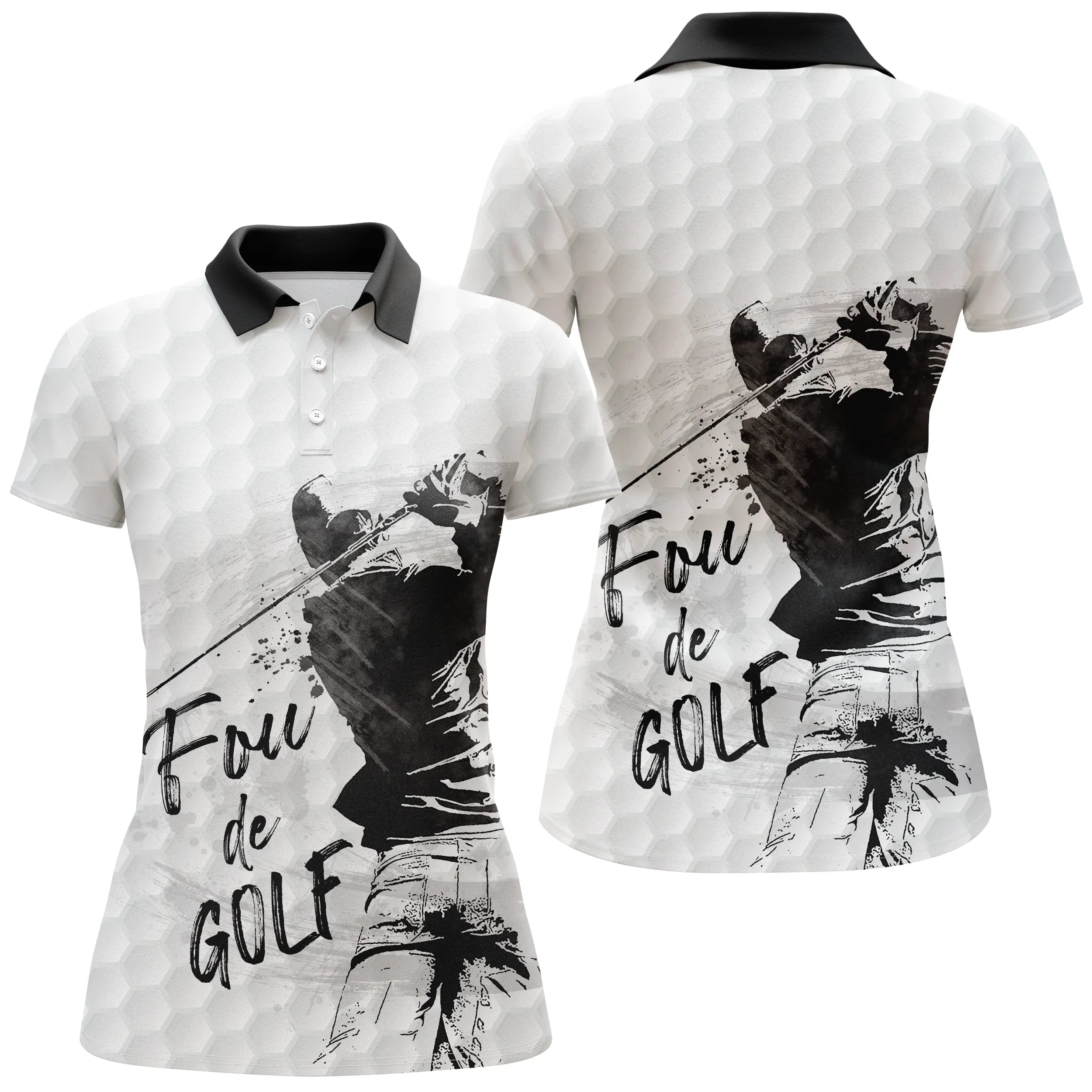 Golf Fan Polo, Golf Humor Gift, Golf Enthusiast, Quick-Dry Unisex Polo, Golf Ball Print