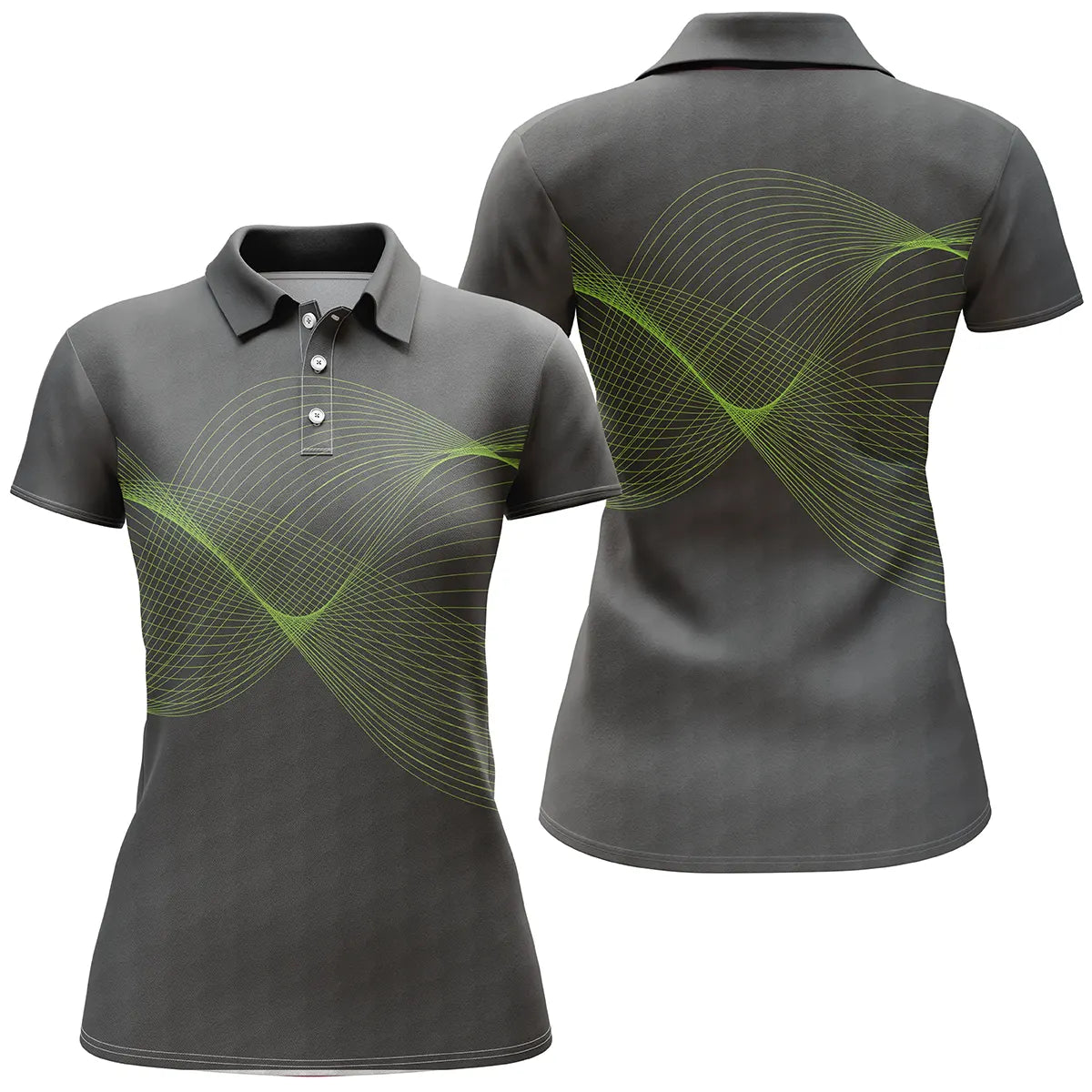 Golf Performance Polo Shirt - Quick Dry, Unisex Sports Apparel in Black - CTS13052208-2