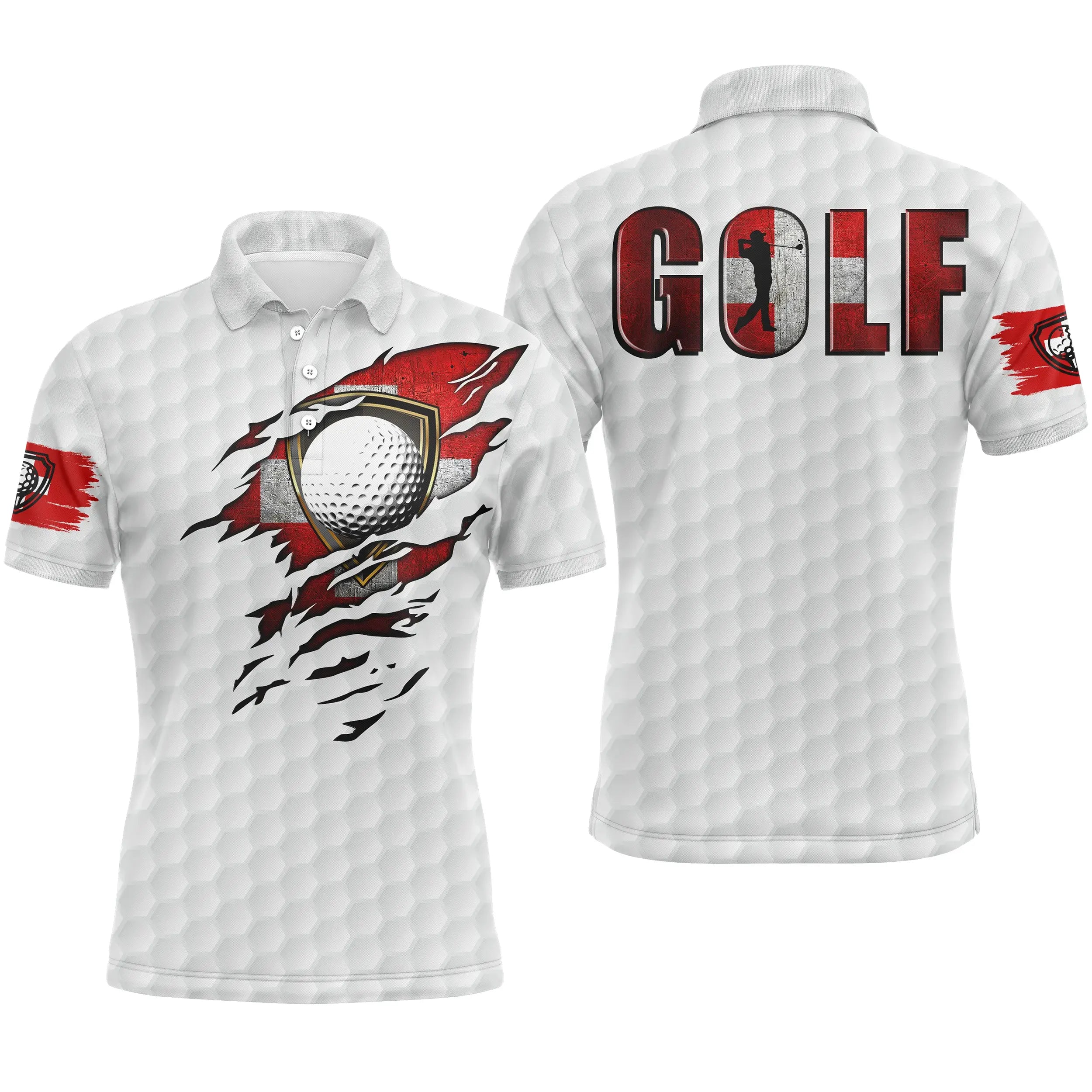 Golf Polo for Men and Women, Golf in Switzerland, Golfer Gift