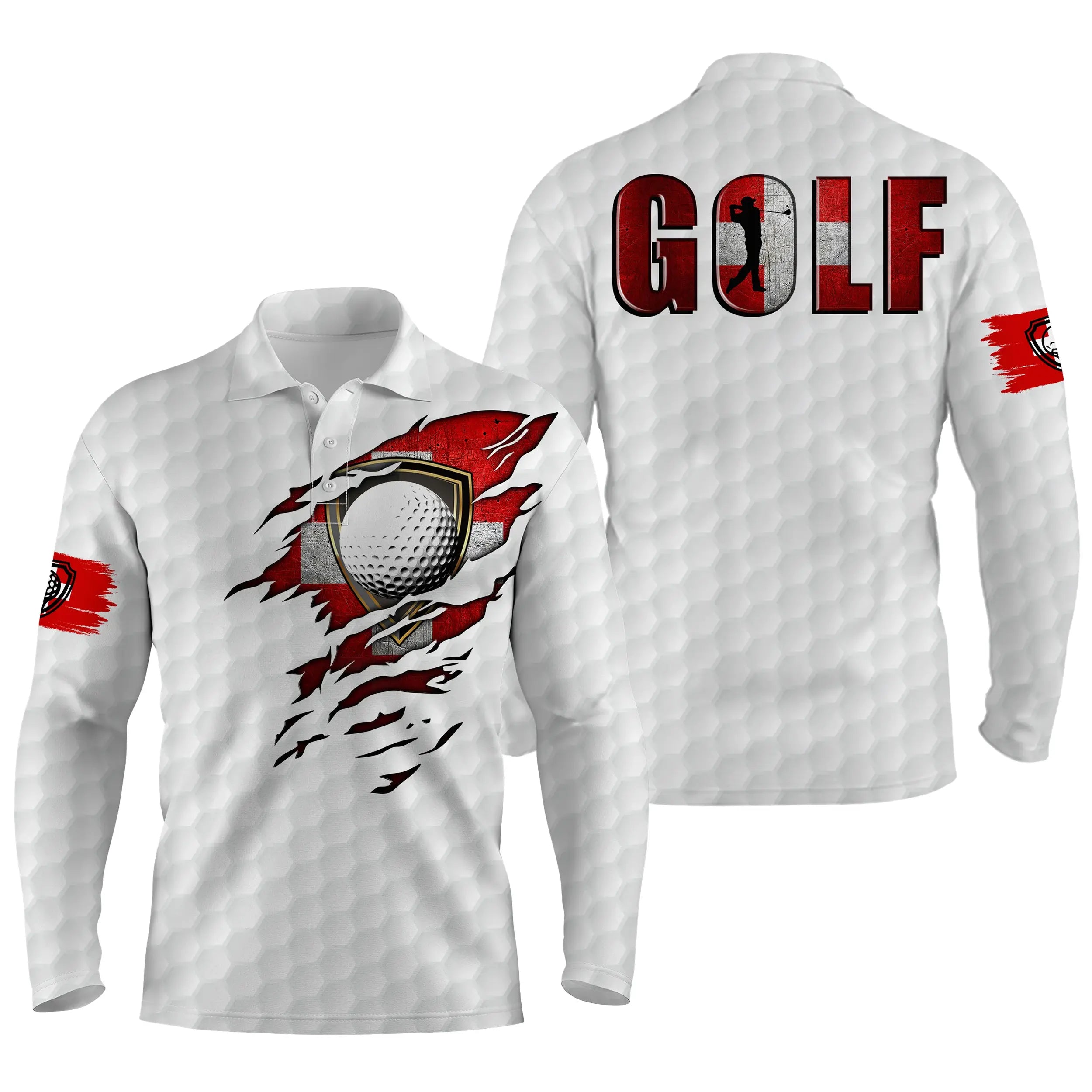 Golf Polo for Men and Women, Golf in Switzerland, Golfer Gift