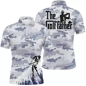 Golf Polo Shirt, Funny Golfer Gift, Quick-Dry Men's Polo, Golf Club, The Golf Father - CTS17052221