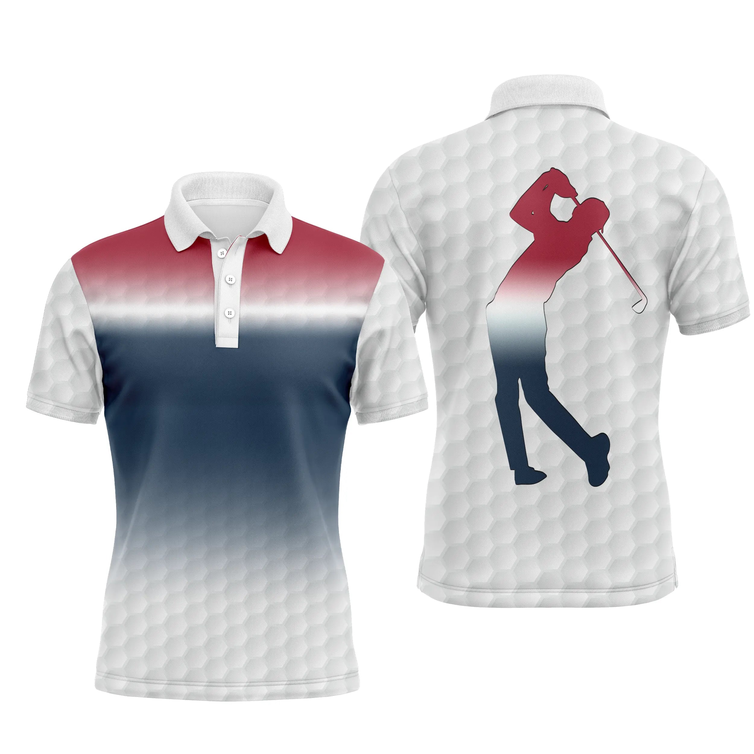 Golf Polo Shirt - Ideal Gift for Golf Fans, Men and Women's Sports Polo, Golf Ball and Golfer Designs