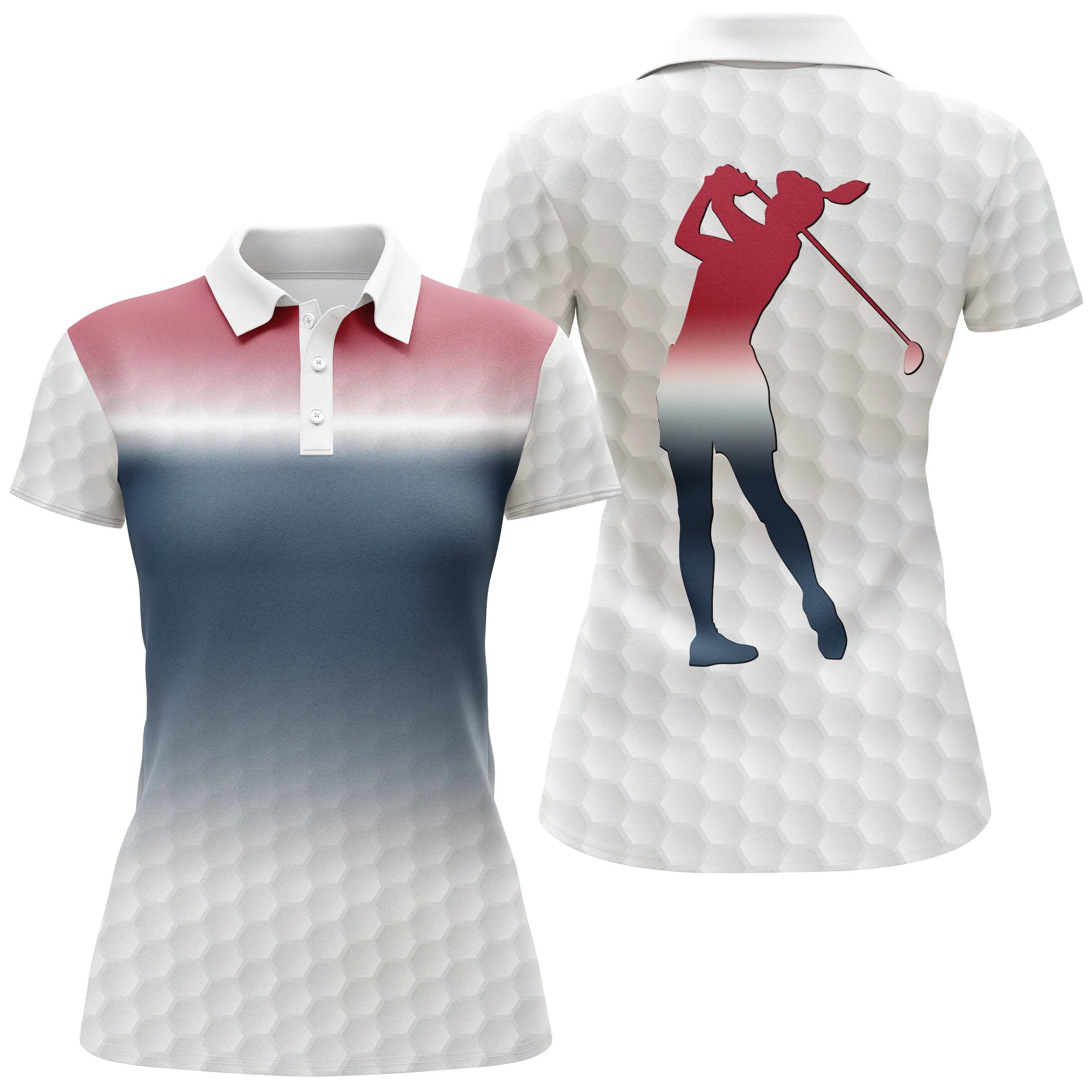 Golf Polo Shirt - Ideal Gift for Golf Fans, Men and Women's Sports Polo, Golf Ball and Golfer Designs