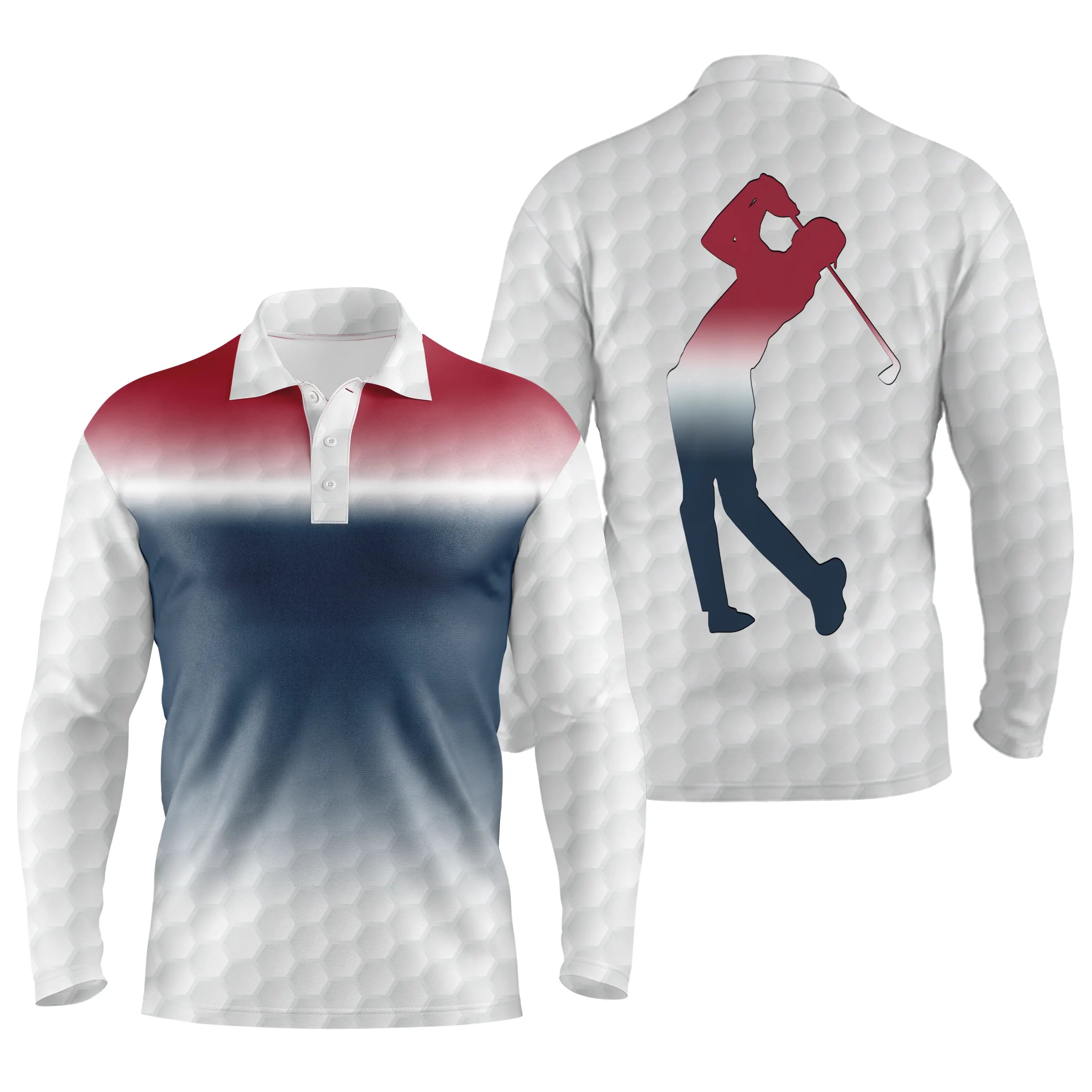 Golf Polo Shirt - Ideal Gift for Golf Fans, Men and Women's Sports Polo, Golf Ball and Golfer Designs