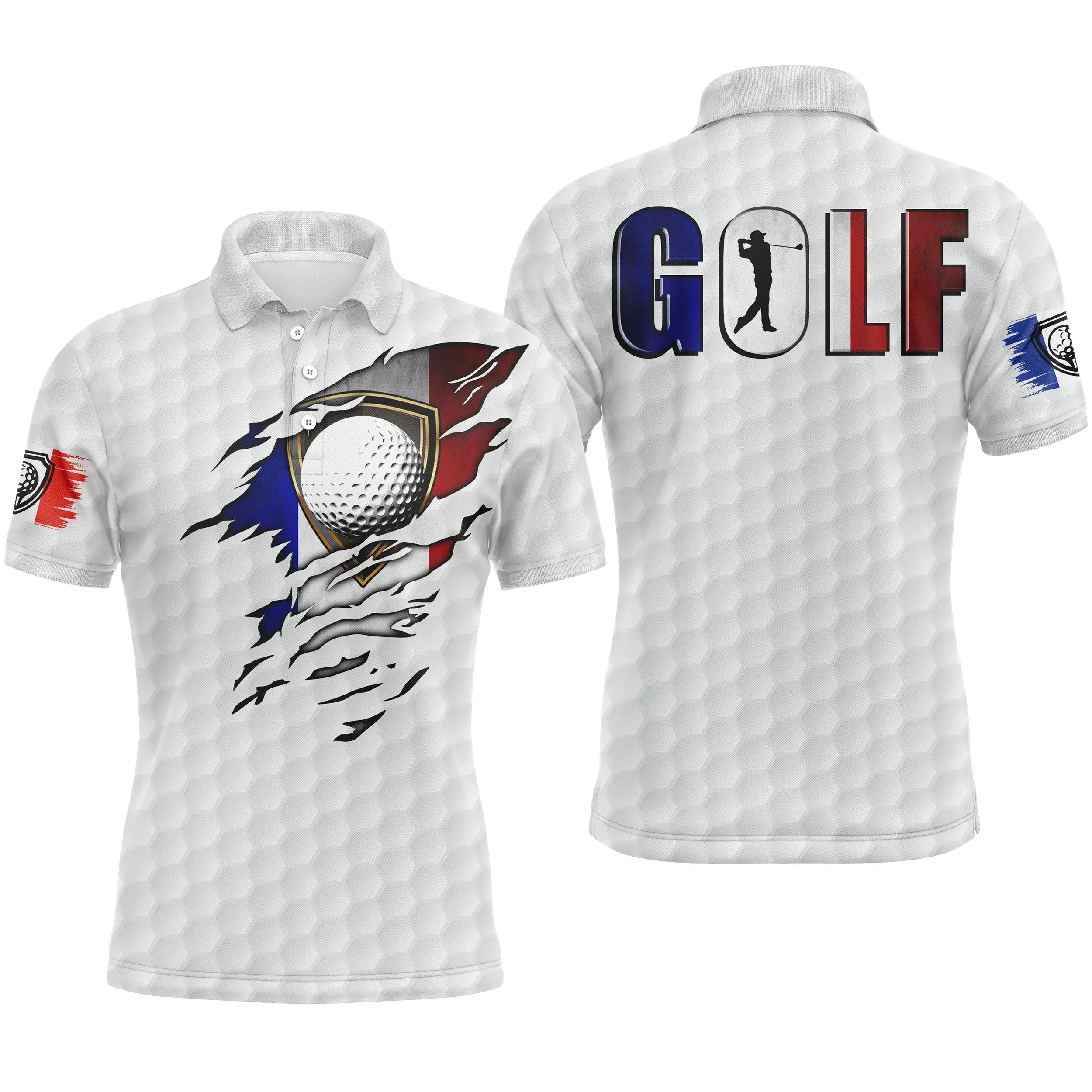 Golf Polo Shirt Men Women, Golf in France