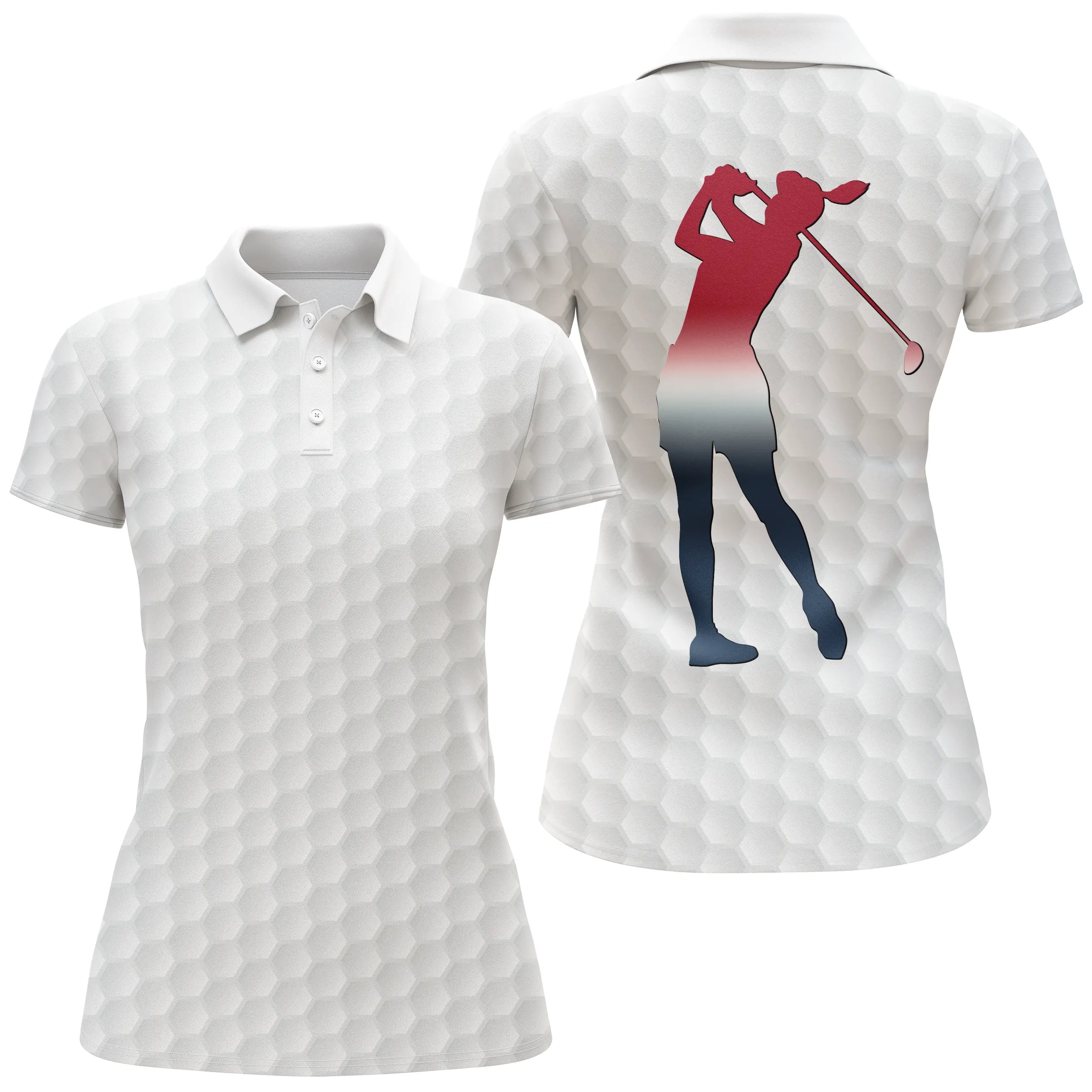 Golf Polo Shirt, Perfect Gift for Golf Fans, Unisex Sports Polo, Golf Ball Patterns, Golfer - CT26052207