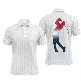 Golf Polo Shirt, Perfect Gift for Golf Fans, Unisex Sports Polo, Golf Ball Patterns, Golfer - CT26052207