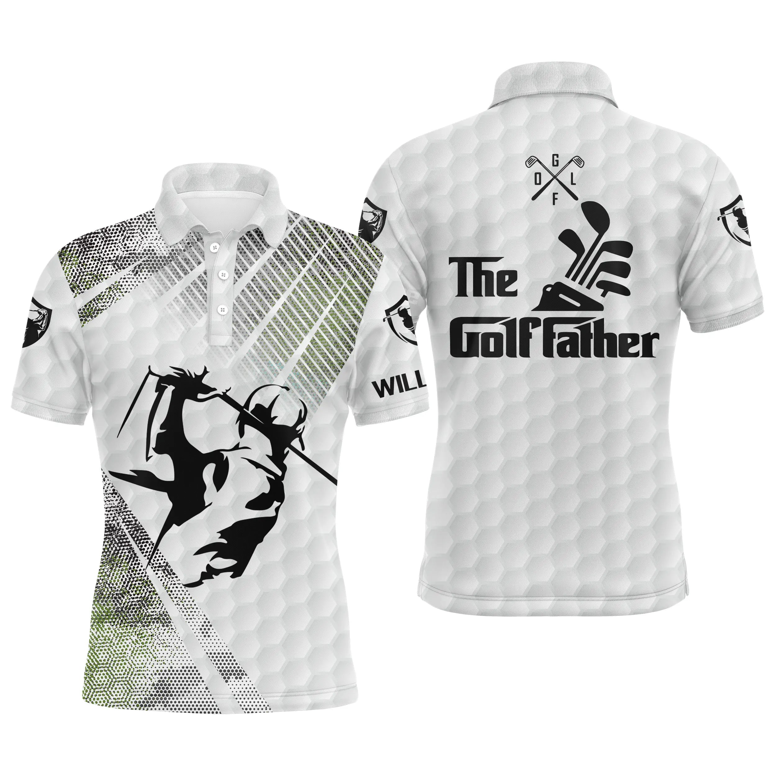 Golf Polo Shirt - The Golffather, Funny Golf Gift - CT15082217