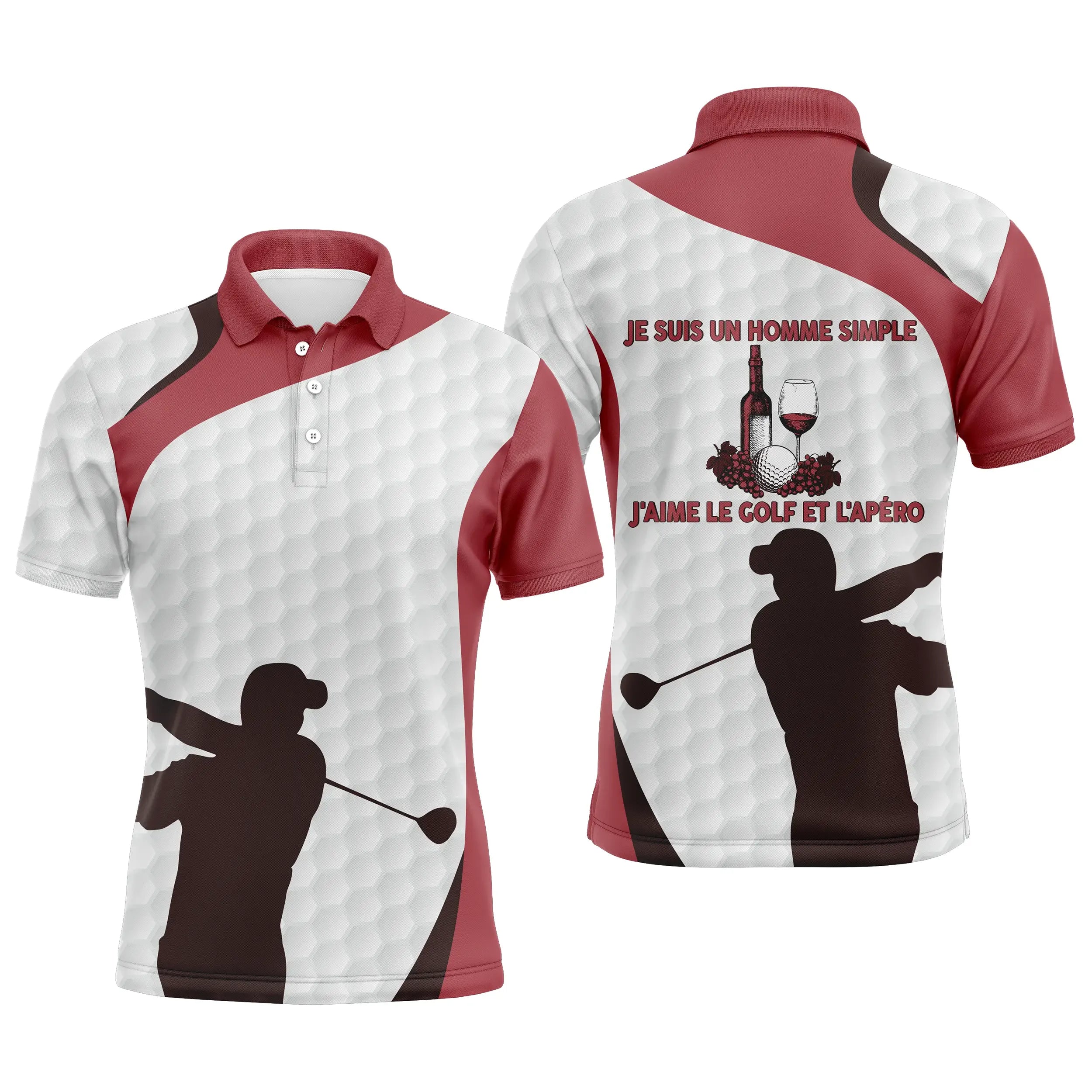 Golf shirts for men and women, golf fashion for men and women, golfer apparel, golf enthusiast clothing, simple and stylish golf