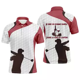 Golf shirts for men and women, golf fashion for men and women, golfer apparel, golf enthusiast clothing, simple and stylish golf